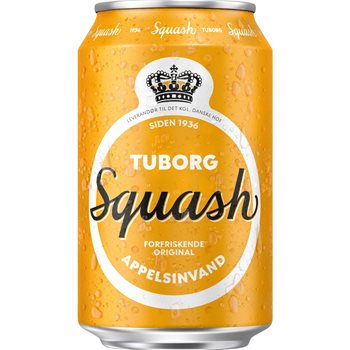 Tuborg Squash - sodavand, 24x33cl dåse